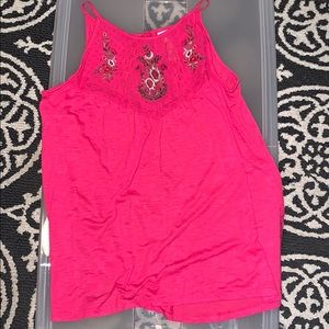 Hot pink top